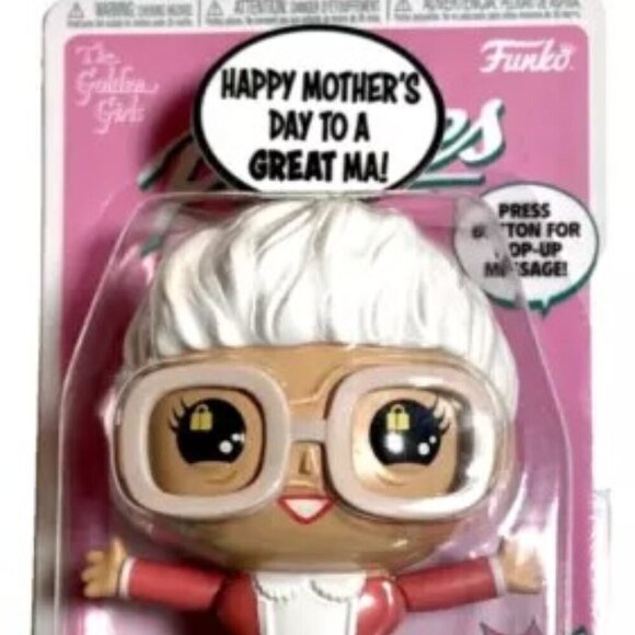 Golden Girls Sophia Funko Popsies "Happy Mothers Day To A Great Ma!" Message NIP - Picture 1 of 3